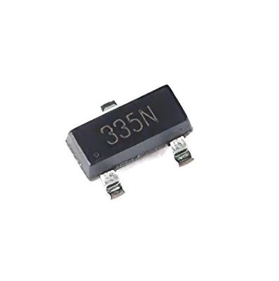O transistor IC de FDN335N lasca a montagem de superfície SOT-23 de 20V 1.7A 1 W.P. Canal Mosfet CI