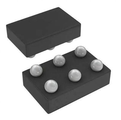 6 canal 3A TPS22963CYZPT de IC 1V-5.5V N do motorista do poder de DSBGA