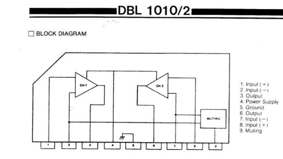 DBL1010HB-100 M-R Integrated Circuit Chip 7-18V 1KHZ de baixo nível de ruído