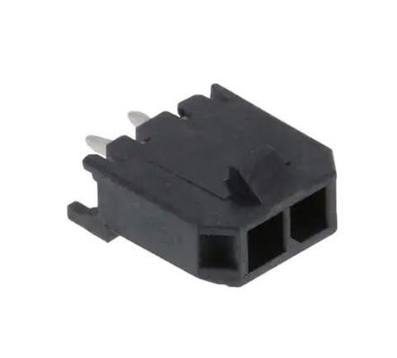 43650-0216 Cabeça do conector retangular através do buraco 2 Posição 0,118&quot; (3,00mm)