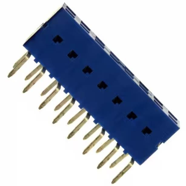 71991-308LF Conector de entrada inferior ou superior 0,100 &quot; (2,54 mm) através de ouro de buraco