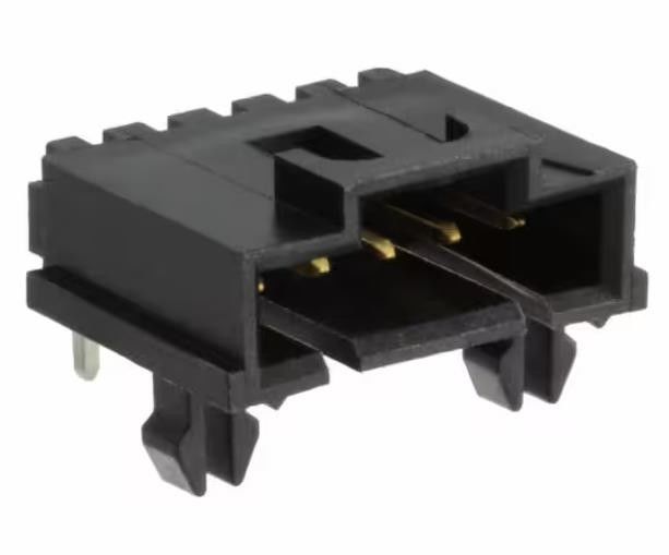 705510074 cabeçalho do conector através do orifício ângulo direito 5 posição 0,100 &quot;2,54mm