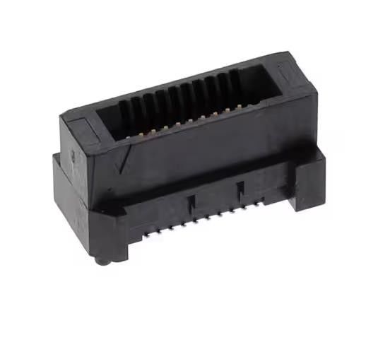 HSEC8-110-01-S-DV-A-PE-K-TR 20 Posição Conector feminino de borda dupla Ouro