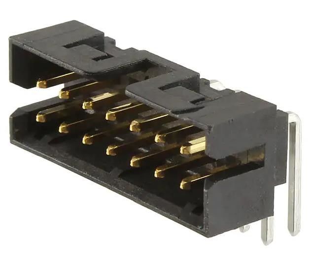 87833-1420 cabeçalho do conector através do buraco ângulo direito 14 posição 0,079 &quot; (2,00 mm)