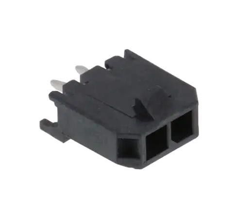 43650-0216 Cabeça do conector retangular através do buraco 2 Posição 0,118&quot; (3,00mm)